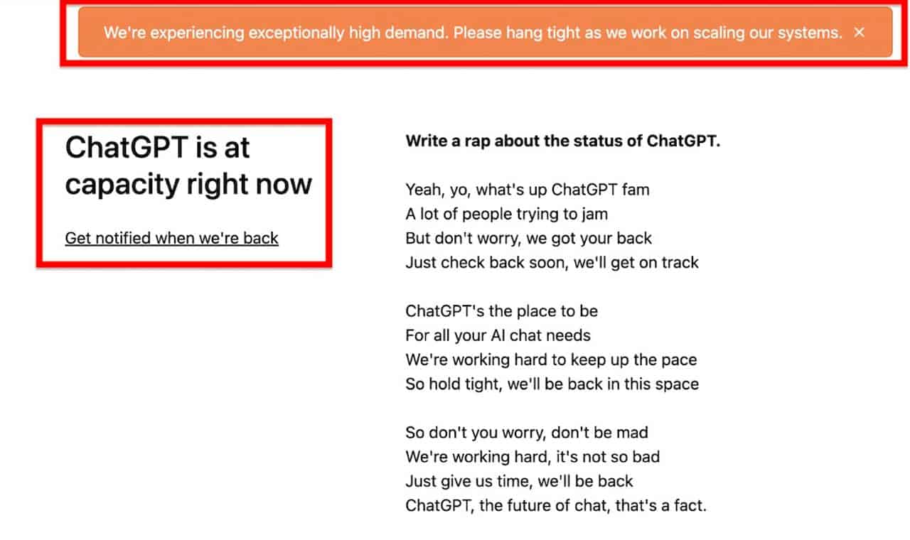 ChatGPT is at Capacity Right Now: Here's How to Fix it